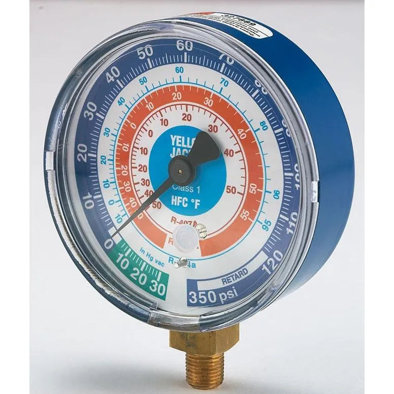 GAUGE PRESS 3 1/8" BLUE (R-22,R-404A,R410A) 49138-Remsco