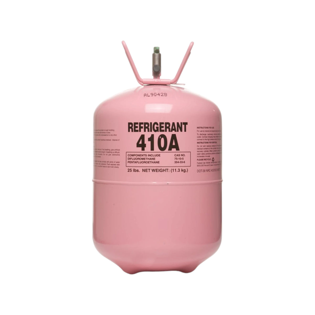 Chemours AZ-20 R-410A Refrigerant, 25 lb Cylinder